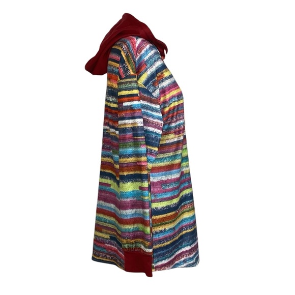Jasmine - Colourful Knit Hooded Cardigan Small NWOT - Picture 8 of 10